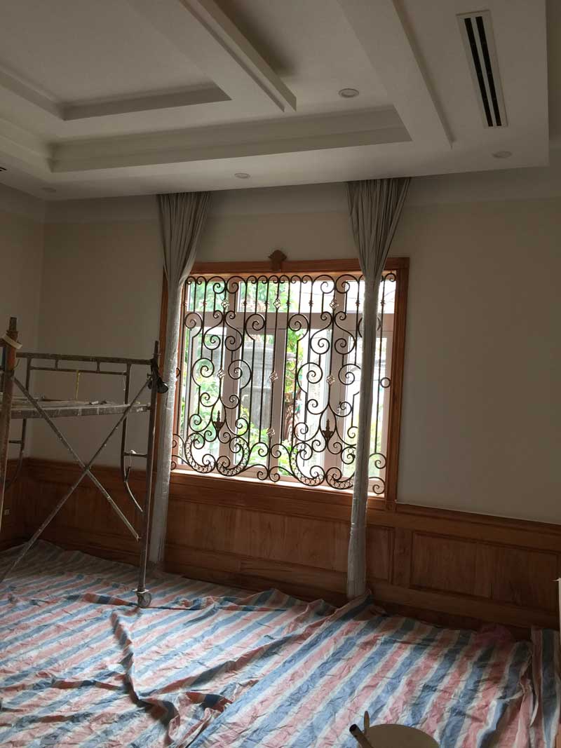 Khung bảo vệ - Nhà chú Phú Tân Bình