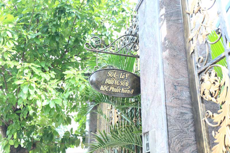 Trang trí - Biển số nhà mẫu 9